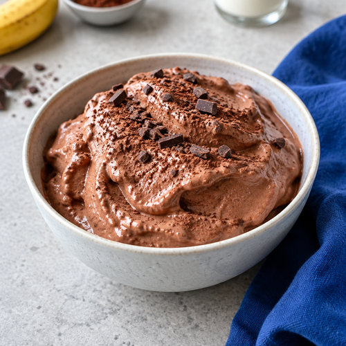 Chocolate protein nice cream
